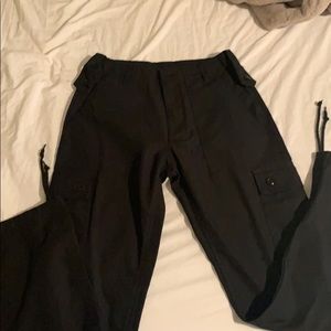 UO black high waisted cargo pants sz 30 NWOT